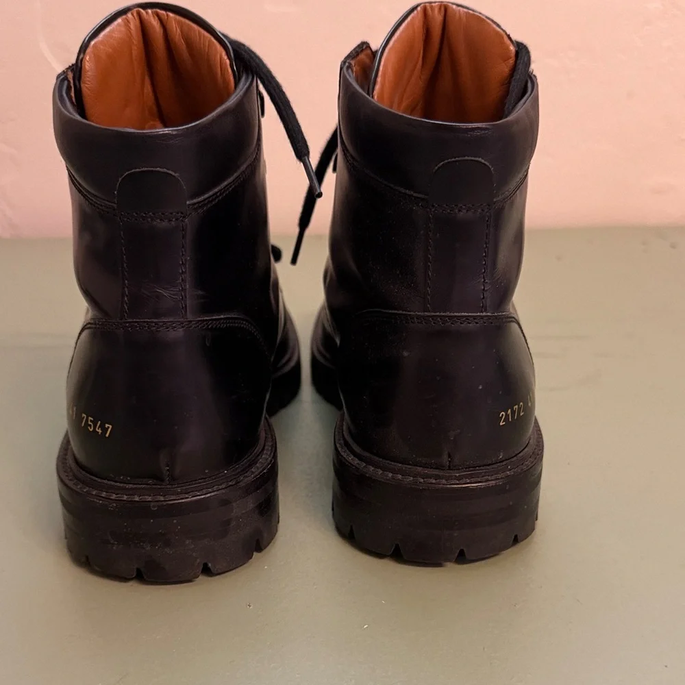 Common Project Black Leather Men's Boots - Picture 4 of 5